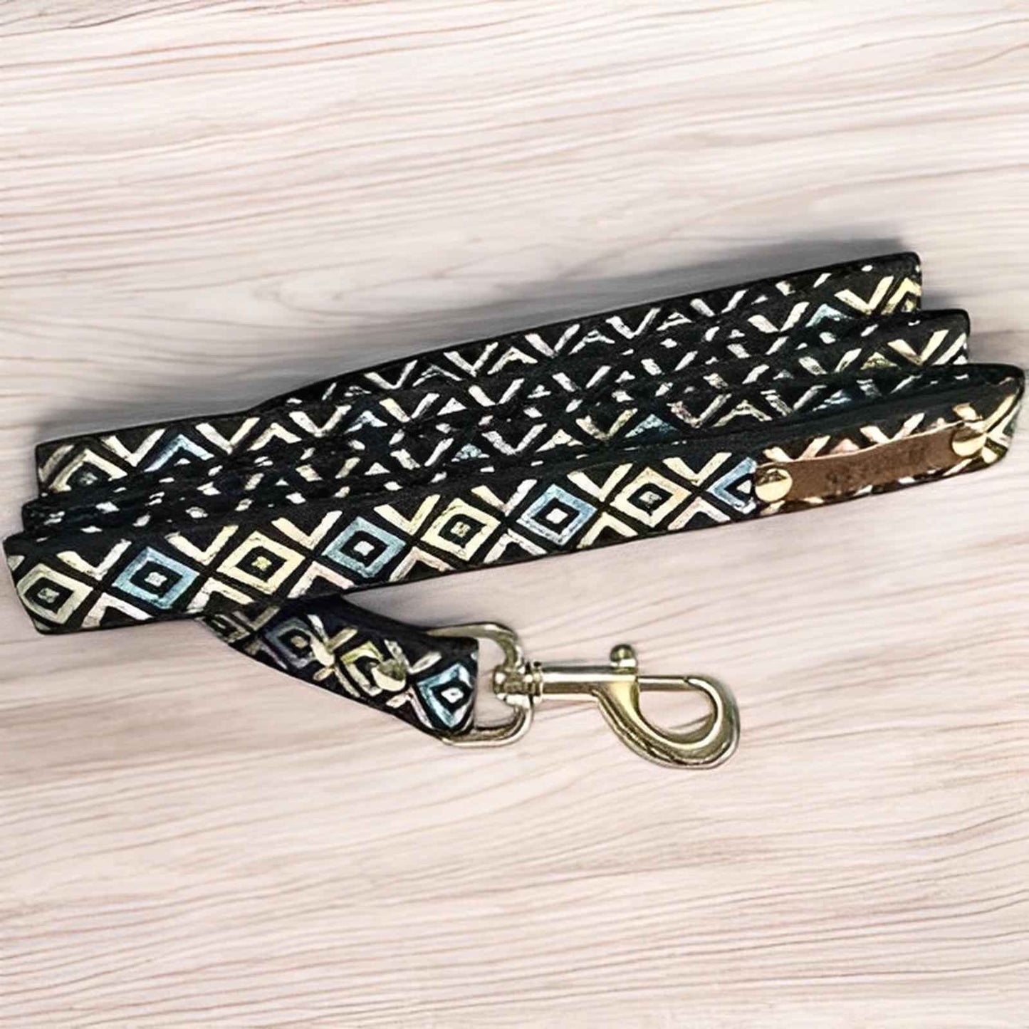 Finnigan's Blue Fusion Dog Lead Hand Made-0