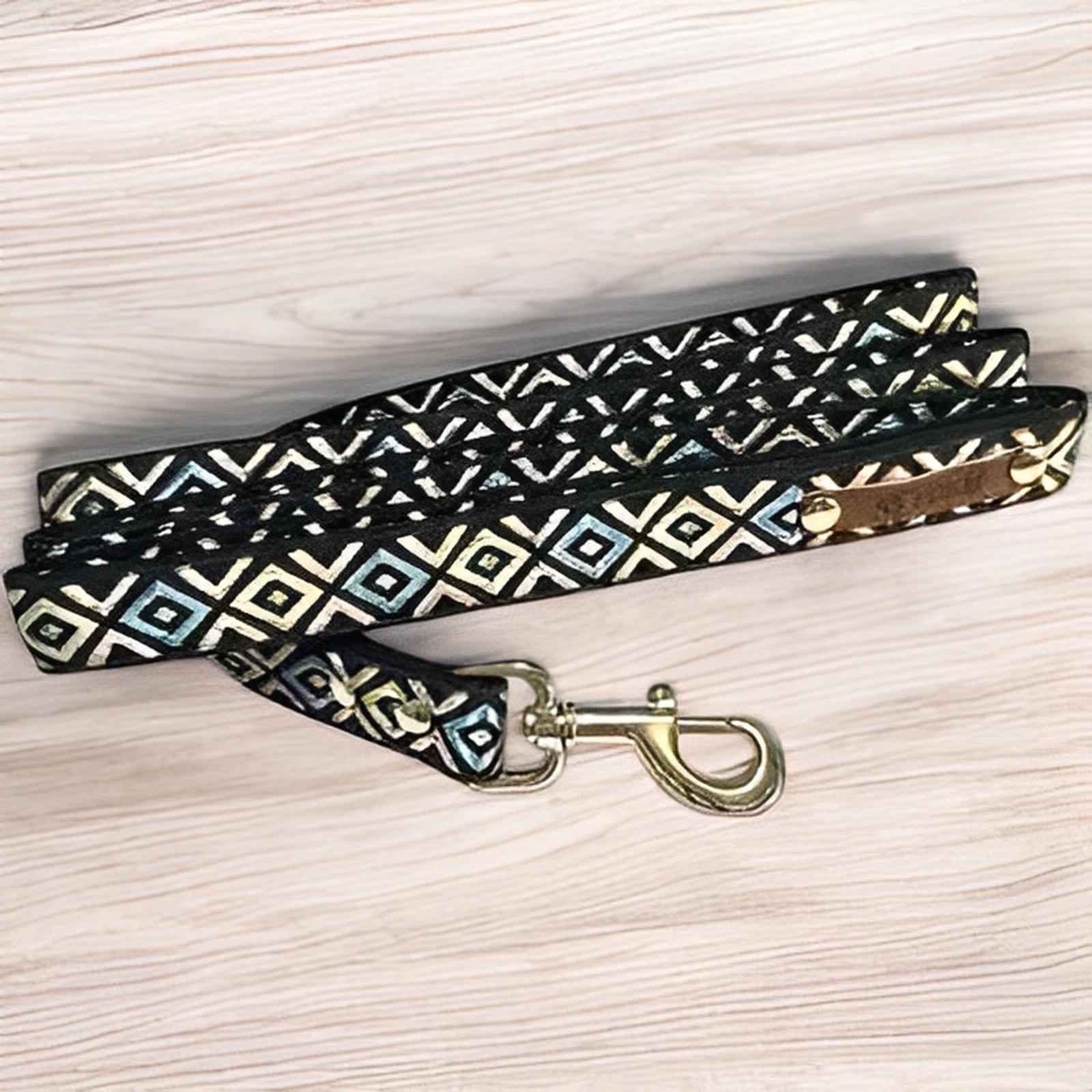 Finnigan's Blue Fusion Dog Lead Hand Made-0