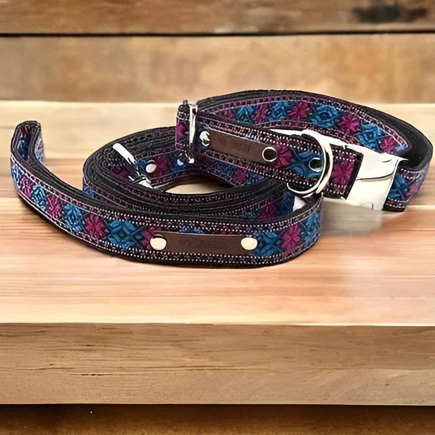 Stylish Designer Dog Collar Set by Finnigan