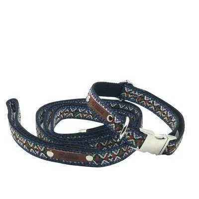 Finnigan's Stylish Handmade Dog Collar Set for Medium Pooches-1