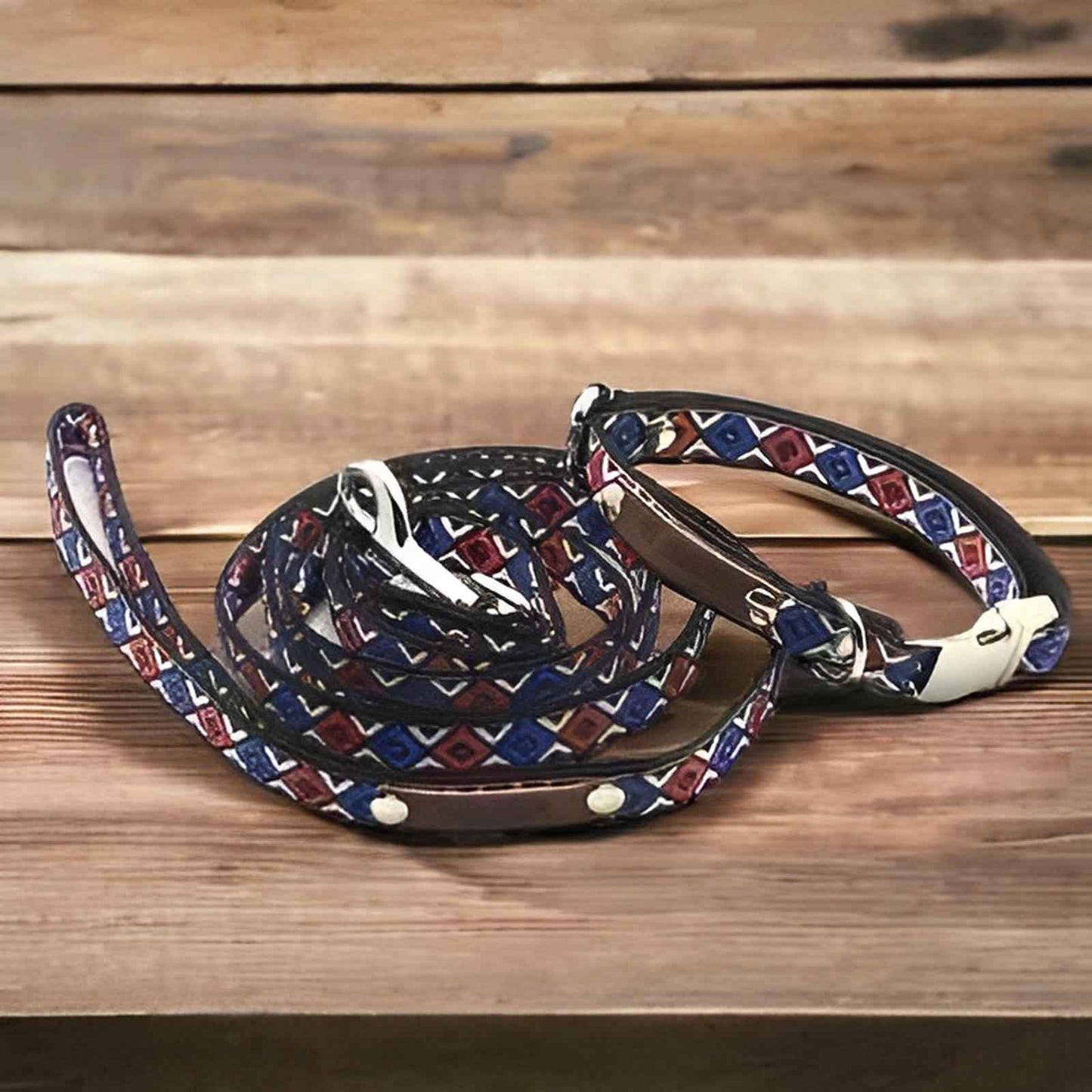 Finnigan's Whimsical Pooch Dog Collar Set