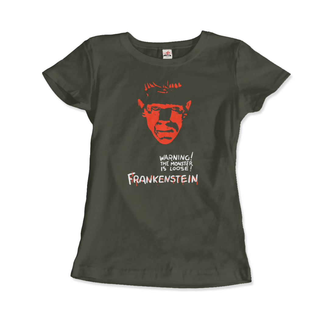 Frankenstein 30s Sci-Fi Horror movie t-shirt-4