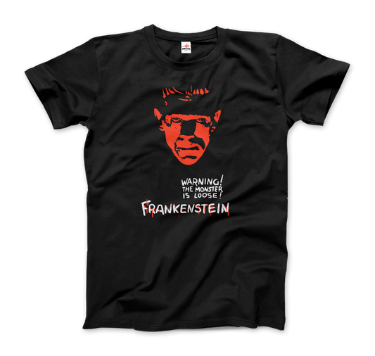 Frankenstein 30s Sci-Fi Horror movie t-shirt-0