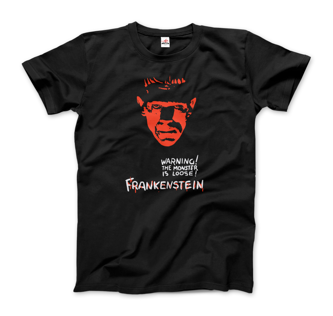 Frankenstein 30s Sci-Fi Horror movie t-shirt-5