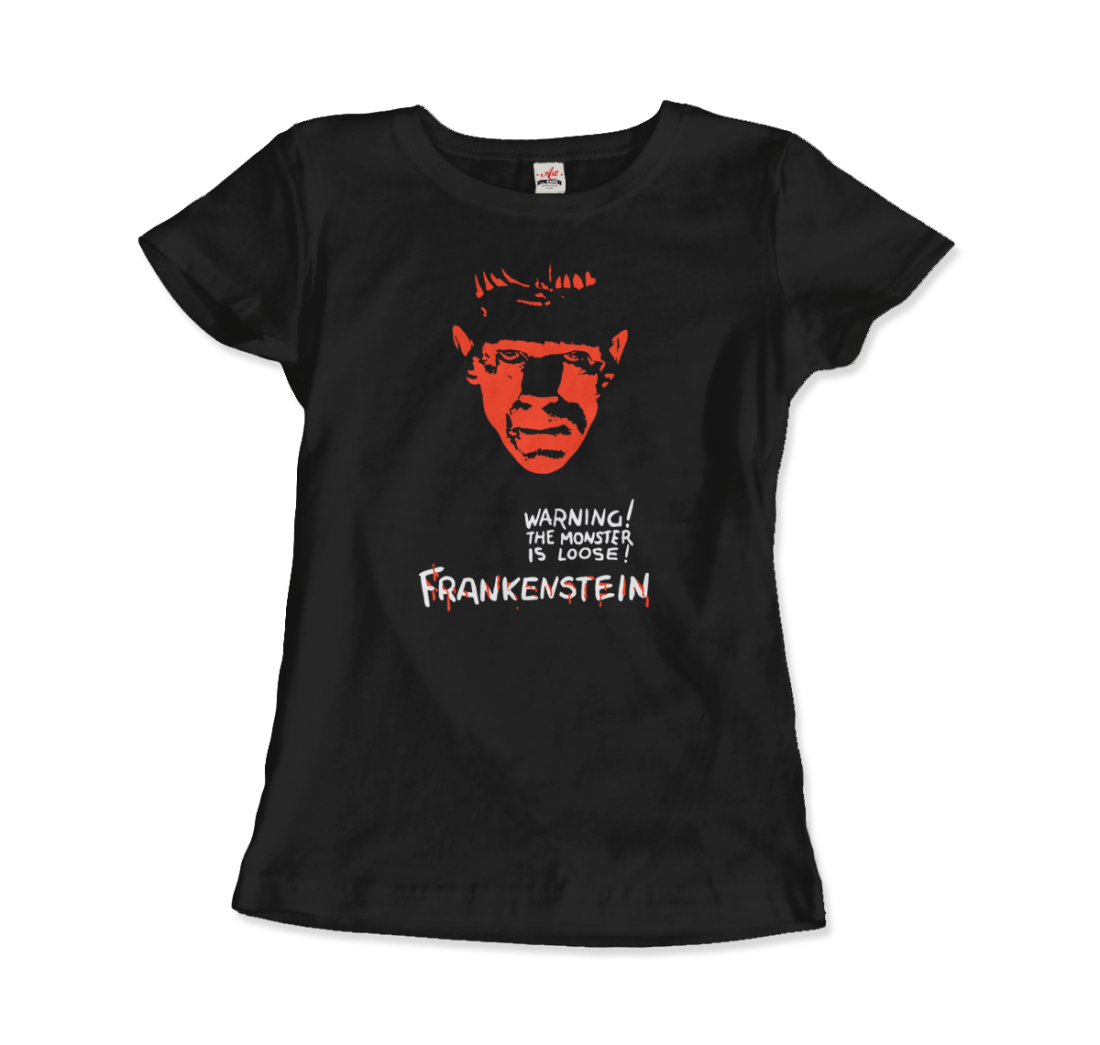 Frankenstein 30s Sci-Fi Horror movie t-shirt-2