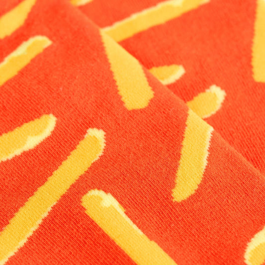 French Fries Unisex Novelty Crew Socks-1