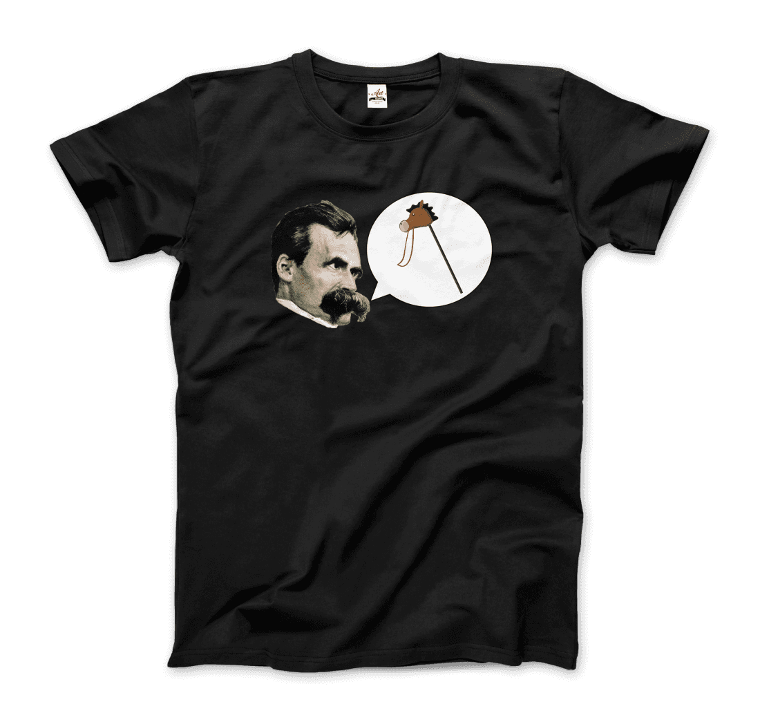 Friedrich Nietzche Turin Horse Comic Style t-shirt-7