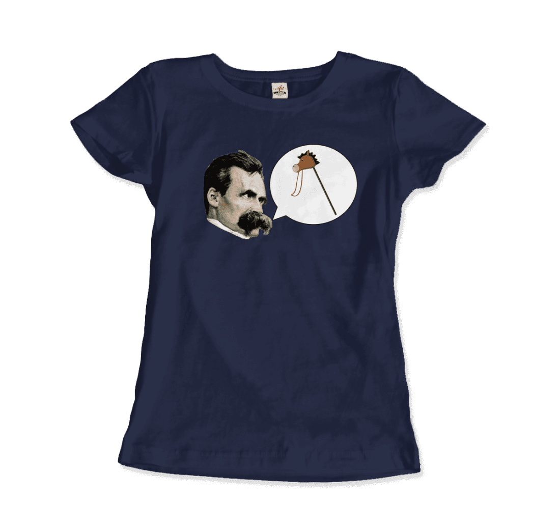 Friedrich Nietzche Turin Horse Comic Style t-shirt-16