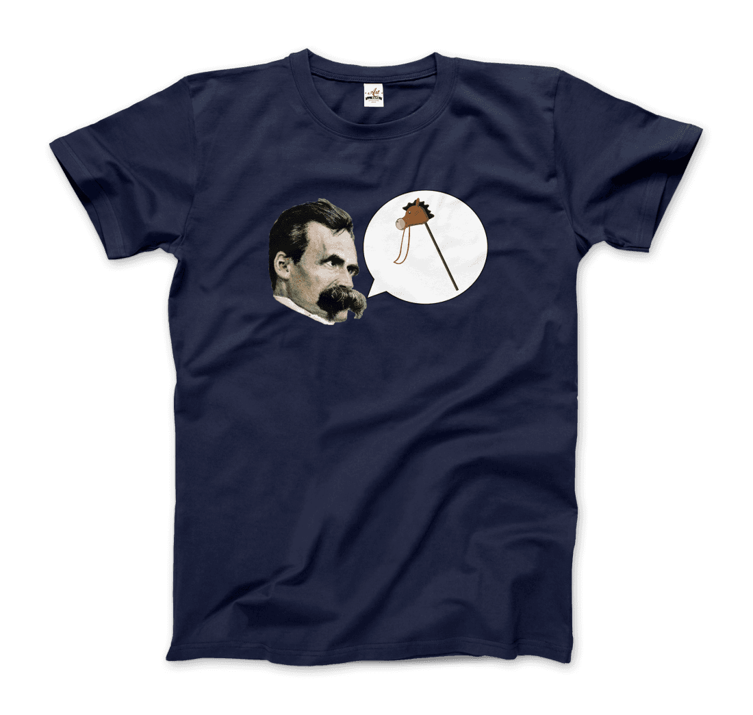 Friedrich Nietzche Turin Horse Comic Style t-shirt-9