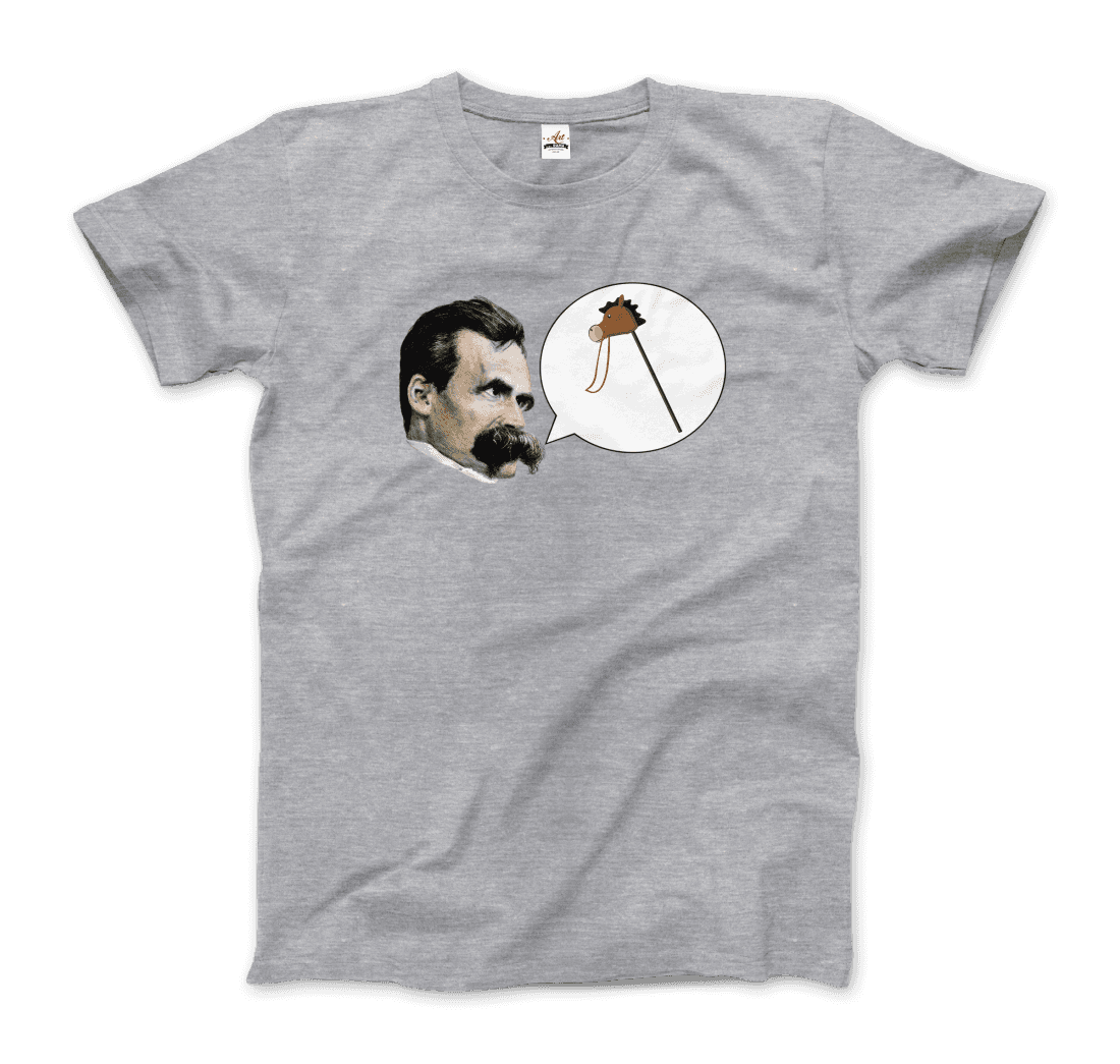 Friedrich Nietzche Turin Horse Comic Style t-shirt-8