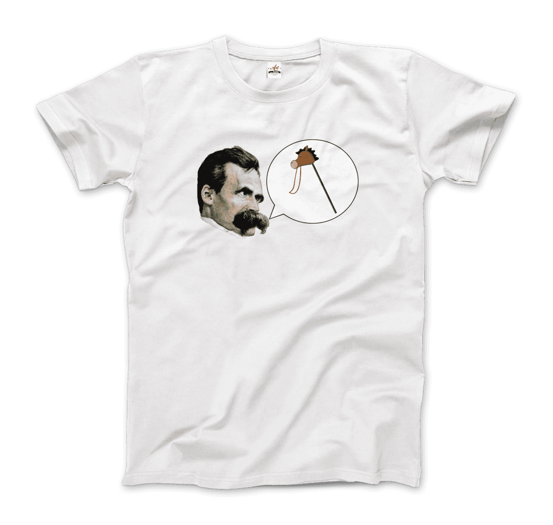 Friedrich Nietzche Turin Horse Comic Style t-shirt-6