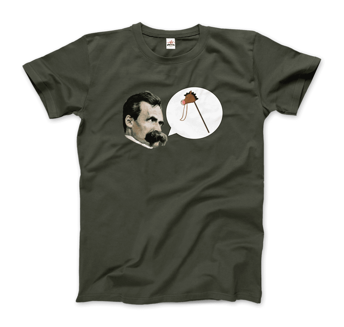 Friedrich Nietzche Turin Horse Comic Style t-shirt-10