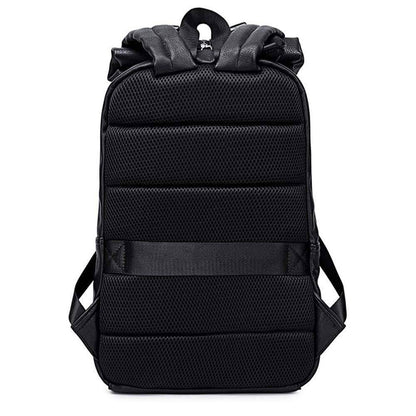 Large Pleated front zip pocket Waterproof Luggage Bag Laptop Backpacks-4