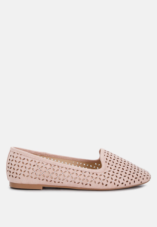 Gordon Perforated Ballerinas-0
