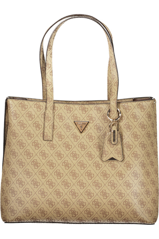 GUESS JEANS WOMEN'S BEIGE BAG-0