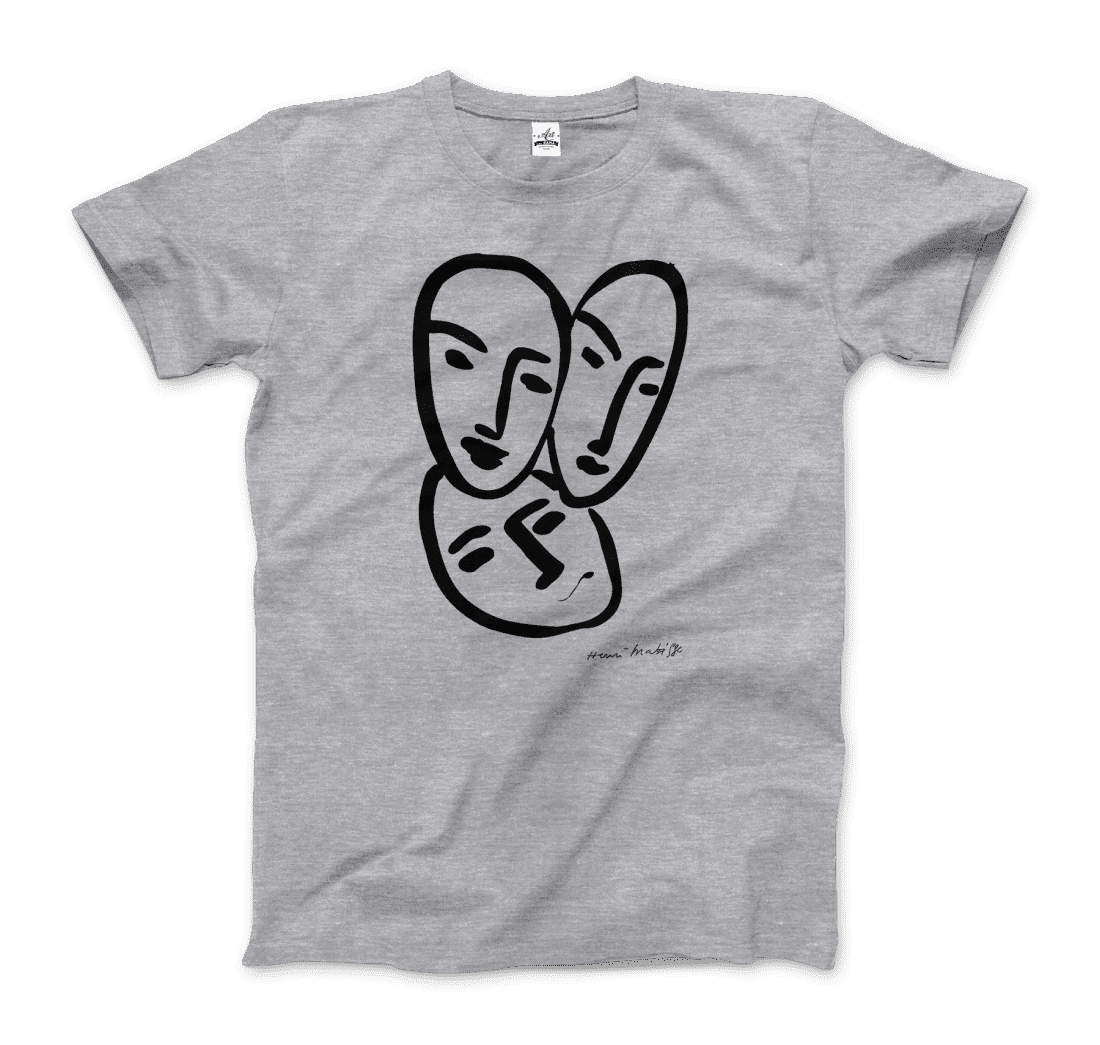 Henri Matisse Apollinaire Three Heads to Friendship 1952 art t-shirt-3