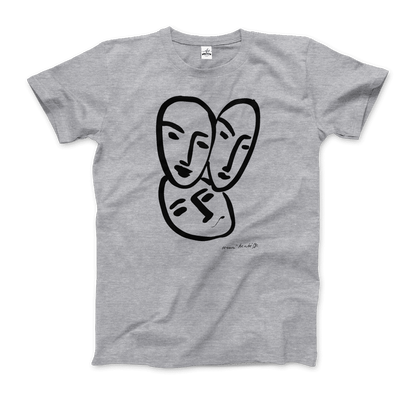 Henri Matisse Apollinaire Three Heads to Friendship 1952 art t-shirt-3