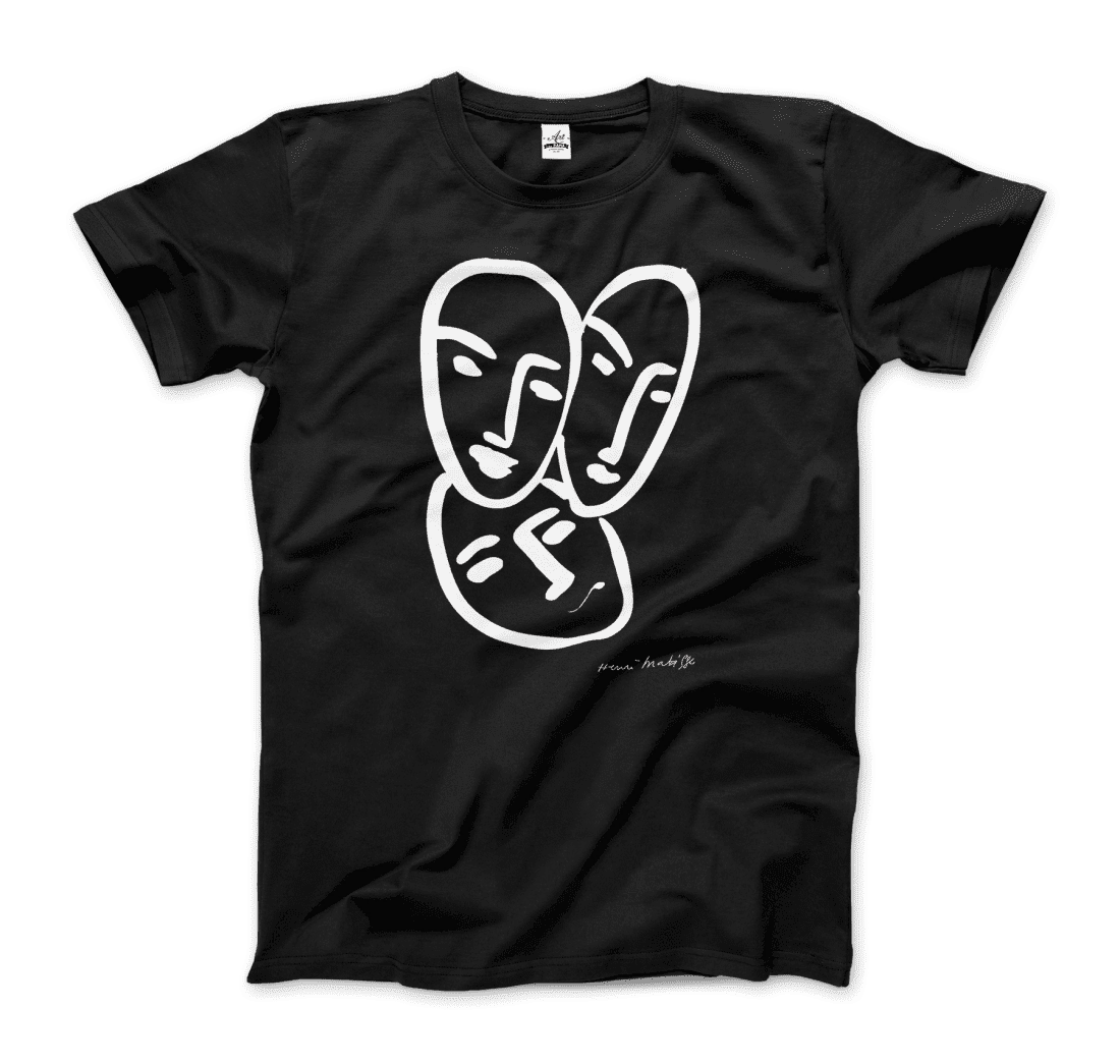 Henri Matisse Apollinaire Three Heads to Friendship 1952 art t-shirt-5
