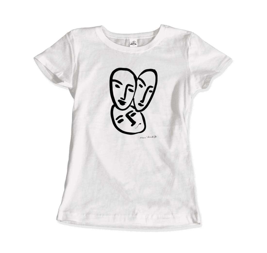 Henri Matisse Apollinaire Three Heads to Friendship 1952 art t-shirt-2