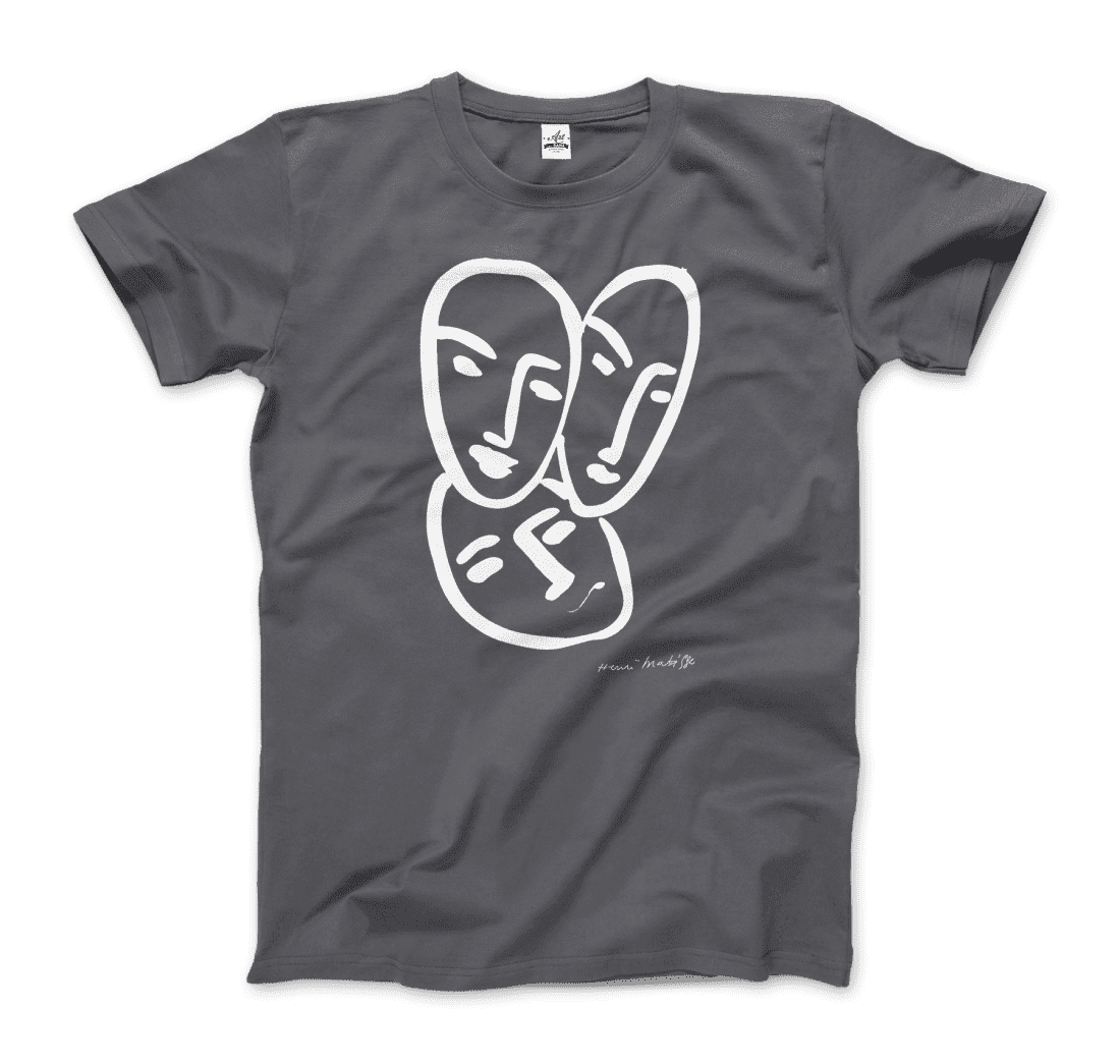 Henri Matisse Apollinaire Three Heads to Friendship 1952 art t-shirt-6