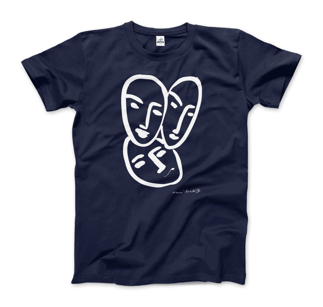 Henri Matisse Apollinaire Three Heads to Friendship 1952 art t-shirt-11