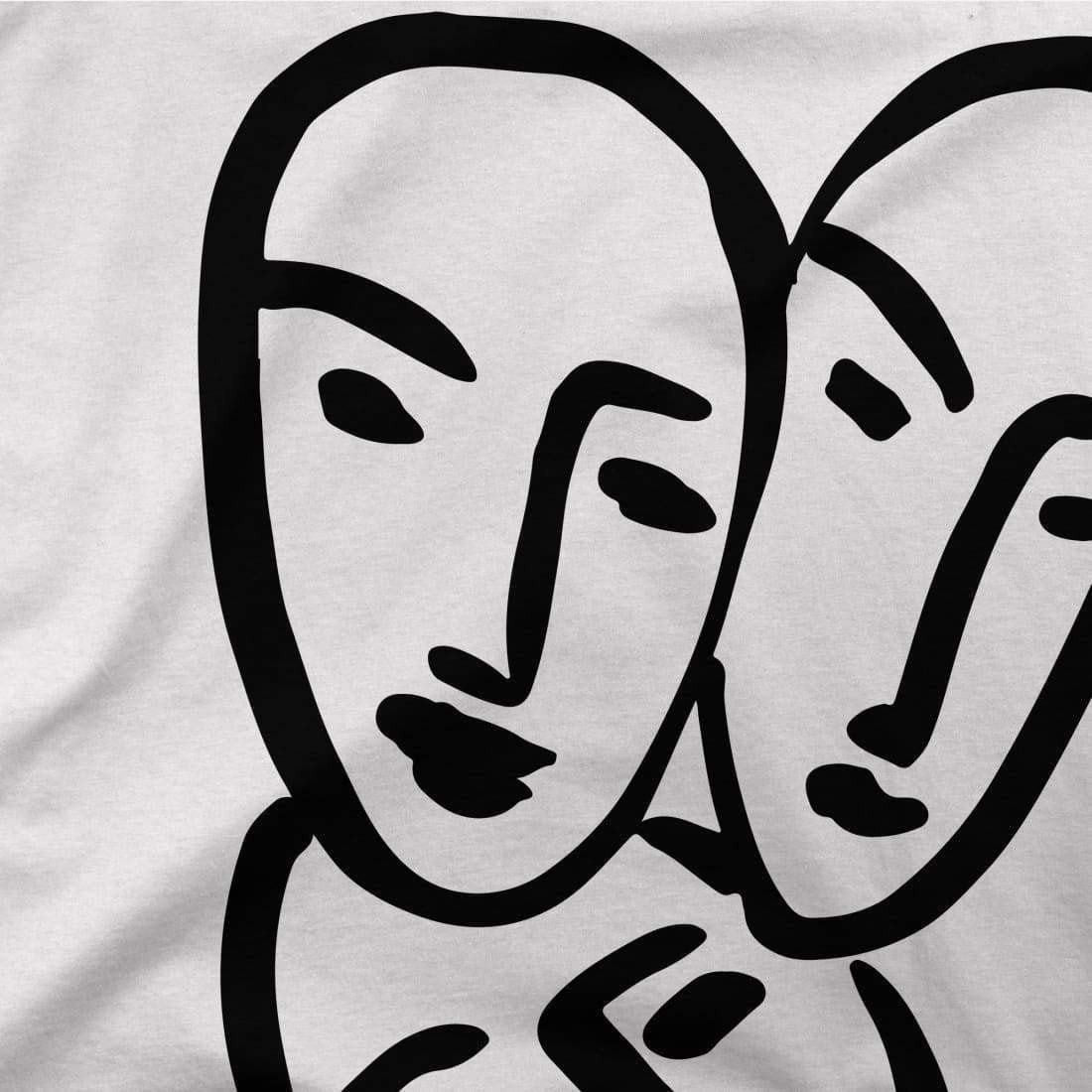 Henri Matisse Apollinaire Three Heads to Friendship 1952 art t-shirt-1
