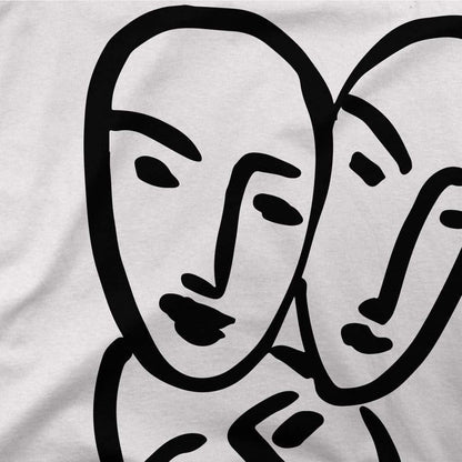 Henri Matisse Apollinaire Three Heads to Friendship 1952 art t-shirt-1