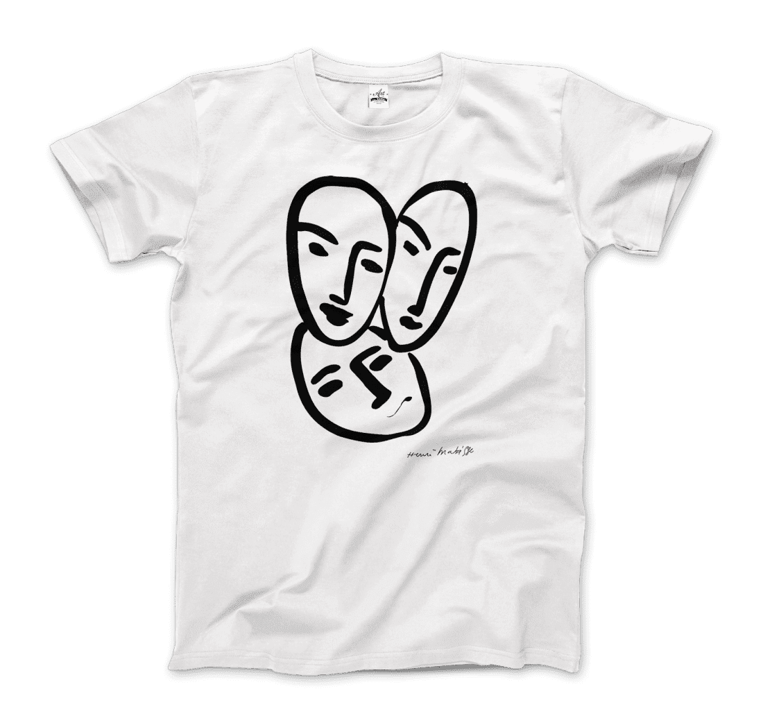 Henri Matisse Apollinaire Three Heads to Friendship 1952 art t-shirt-0