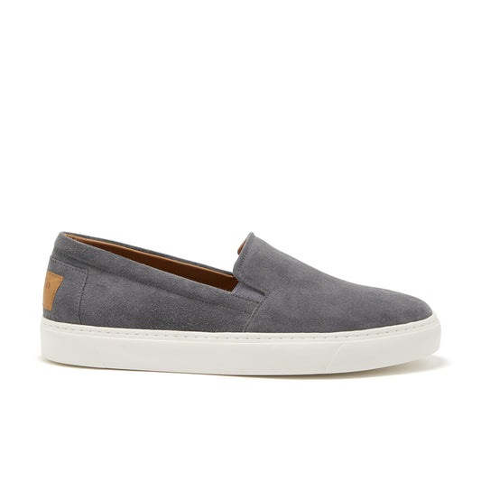 Slip-on Sneakers, slate grey suede-0