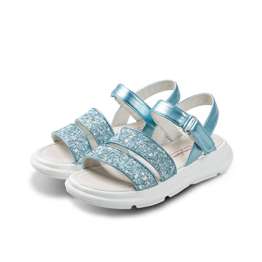 Ice Princess Metallic Blue Sandals-1