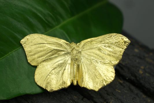 Gold Butterfly Ring, Gold-Plated Sterling Silver Jewelry, Gift for Her, Birthday Gift for Women, Handmade Jewelry, Boho Fashion-0