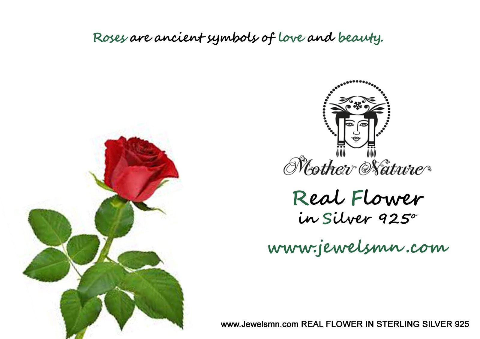 Long Dangle Earrings: Rose Leaves in Sterling Silver - Handmade-3