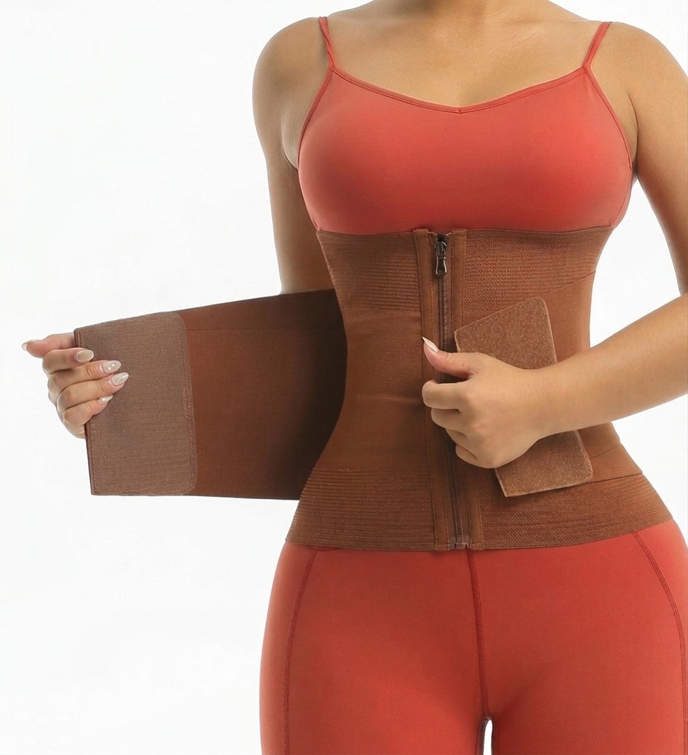 Women’s Waist Trainer Tummy Control Belt - Breathable Sweat Band for Fitness, Body Shaping & Back Support-0