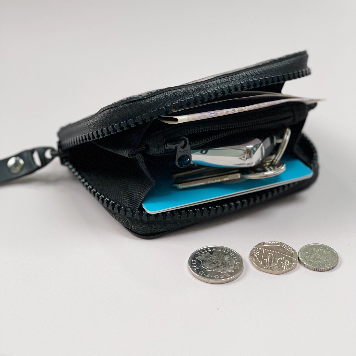 Harper Small Zip Around Vegan Wallet-1