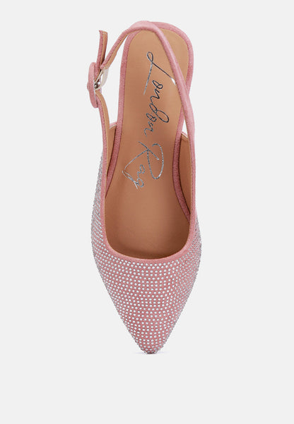 Jarisa Rhinestones Embellished Slingback Mules-2