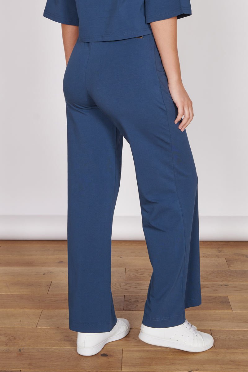 Harper Navy Soft Touch Lounge Trousers-3