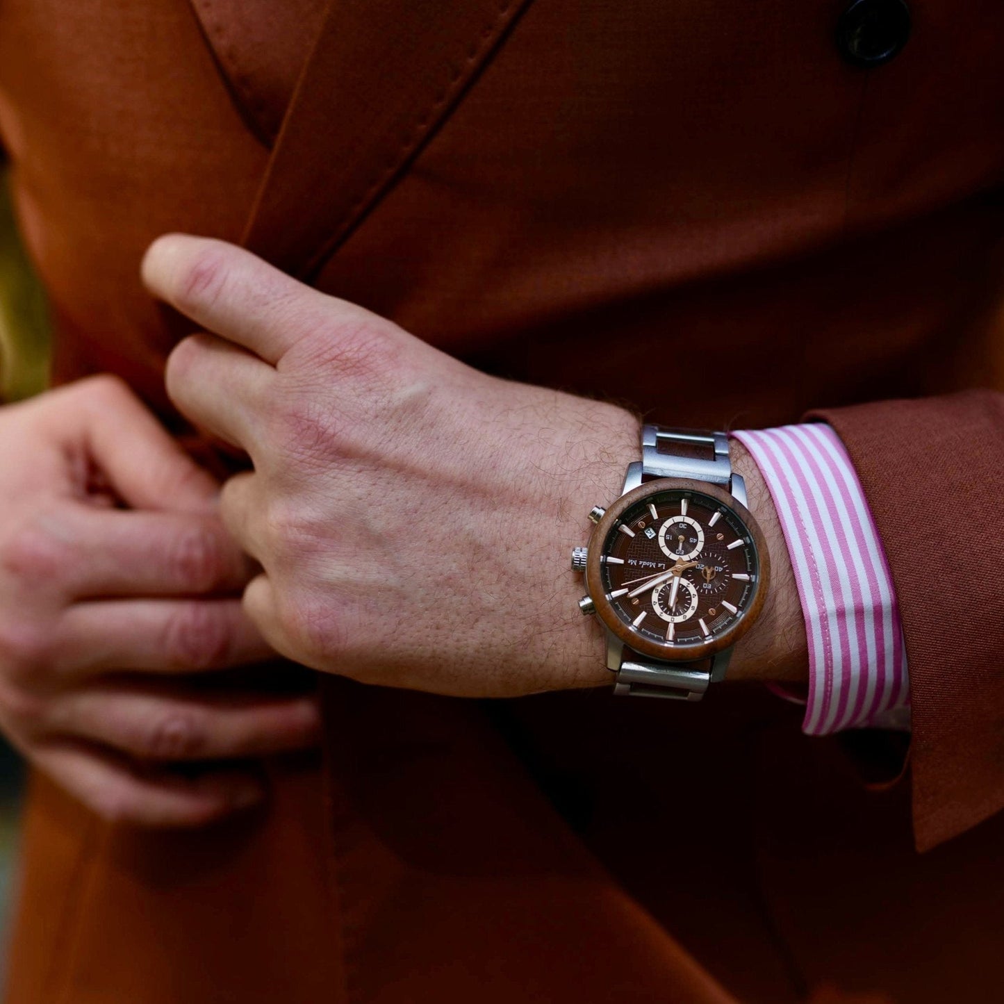 Watch Timberline Brown - Eco-Friendly Wooden Timepiece-1