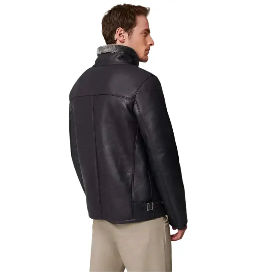 Men’s Lance Shearling Sheepskin Jacket-2