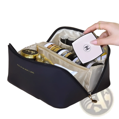 Large Capacity Pu Leather Travel Makeup Bag-3