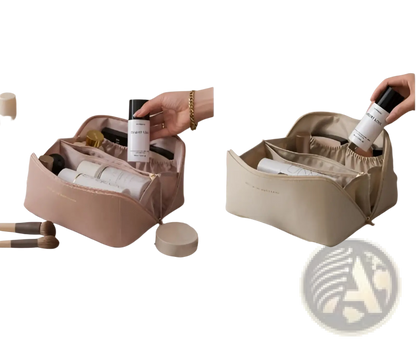 Large Capacity Pu Leather Travel Makeup Bag-10