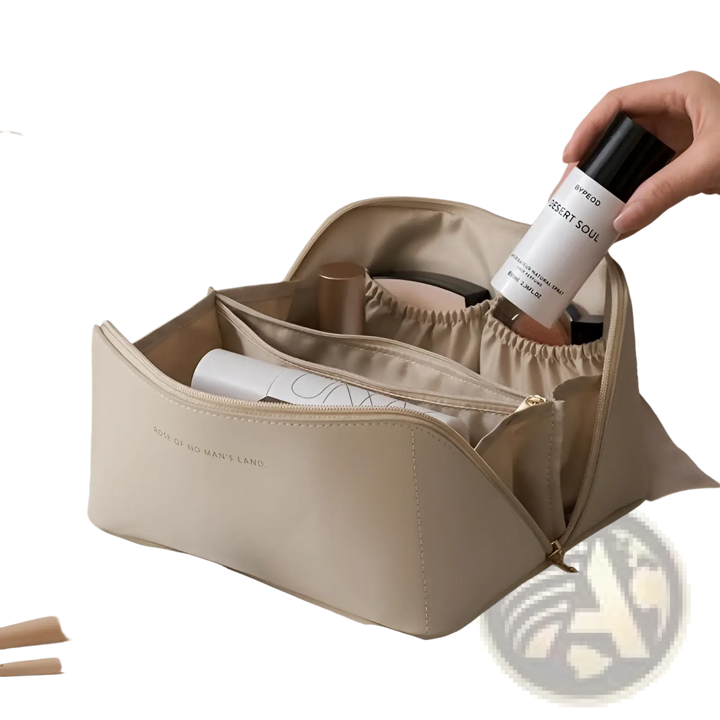 Large Capacity Pu Leather Travel Makeup Bag-13