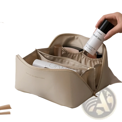 Large Capacity Pu Leather Travel Makeup Bag-13
