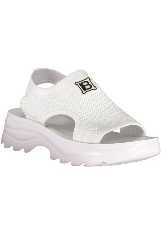 LAURA BIAGIOTTI WOMEN'S WHITE SANDALS-1
