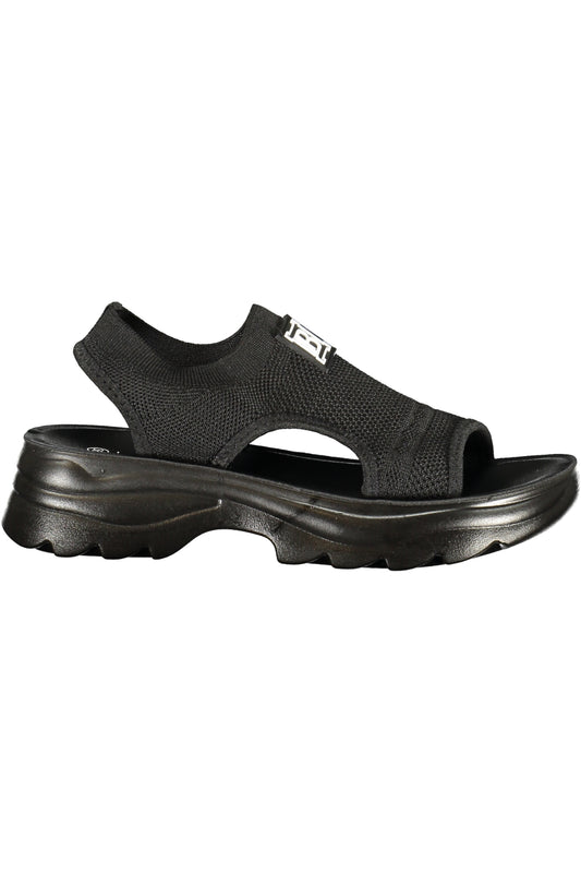 LAURA BIAGIOTTI WOMEN'S BLACK SANDALS
