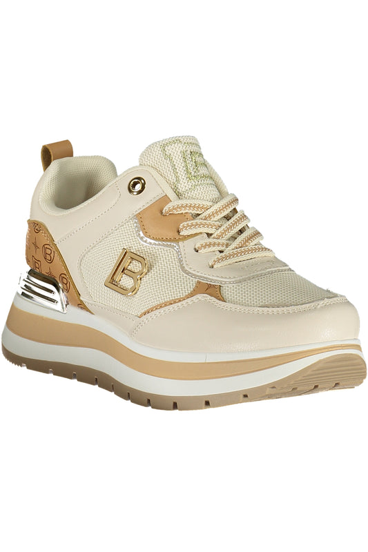 LAURA BIAGIOTTI WOMEN'S BEIGE SPORTS SHOES-1