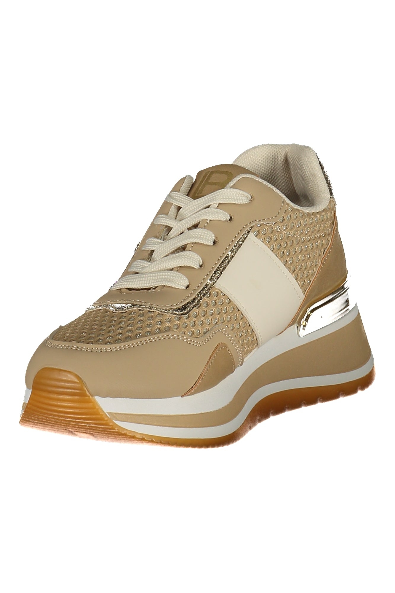 LAURA BIAGIOTTI WOMEN'S BEIGE SPORTS SHOES-2