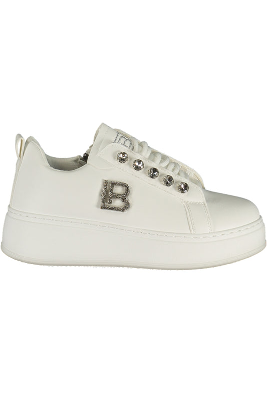 LAURA BIAGIOTTI WOMEN'S WHITE SPORTS SHOES