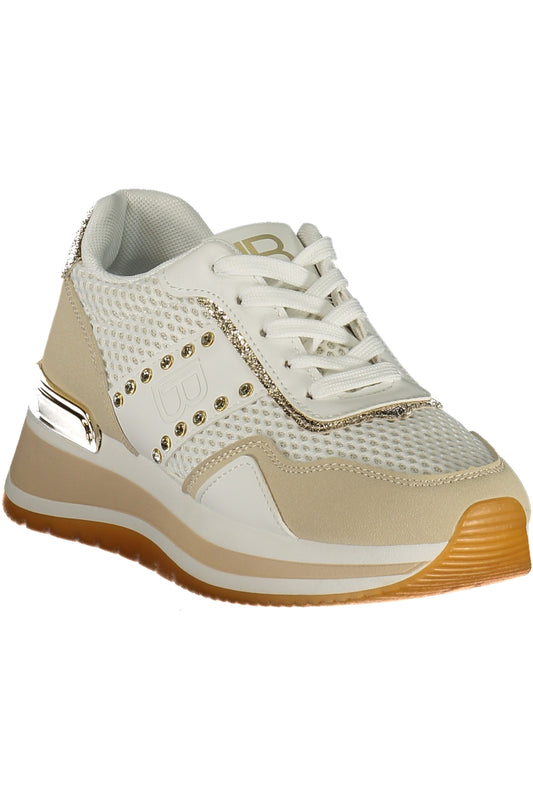 LAURA BIAGIOTTI WOMEN'S WHITE SPORTS SHOES-1
