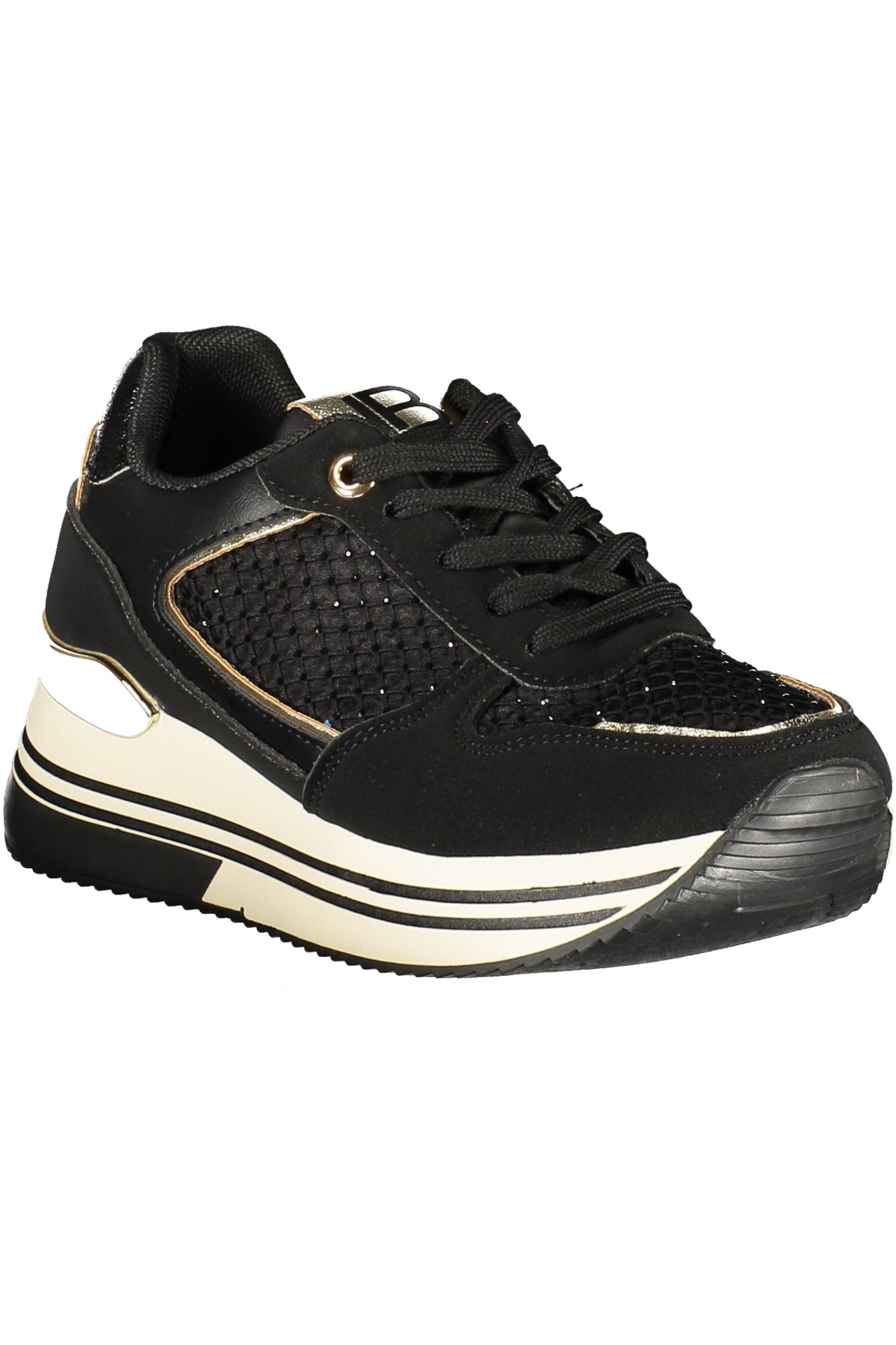 LAURA BIAGIOTTI WOMEN'S BLACK SPORTS SHOES