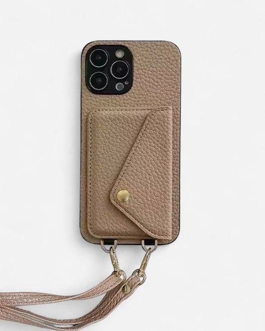 LINNEA iPhone Hülle mit Band & Kartenfach-0